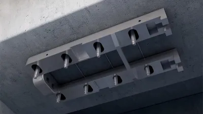 Система для предварительного напряжения углеродных пластин (преднапряжение)